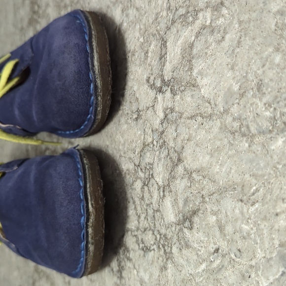 L.L. Bean Kids Sz 5 Women's Sz 7 Blue Suede Chukka Ankle Boots - Picture 4 of 10